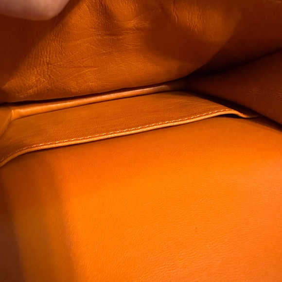 Hermes Orange Constance Leather Crossbody Bag - Picture 10 of 12
